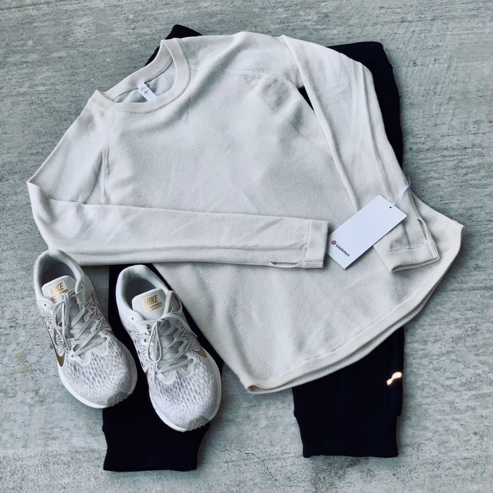 ~NWT Lululemon Sit in Lotus Sweater Angel Sz. 6 ~